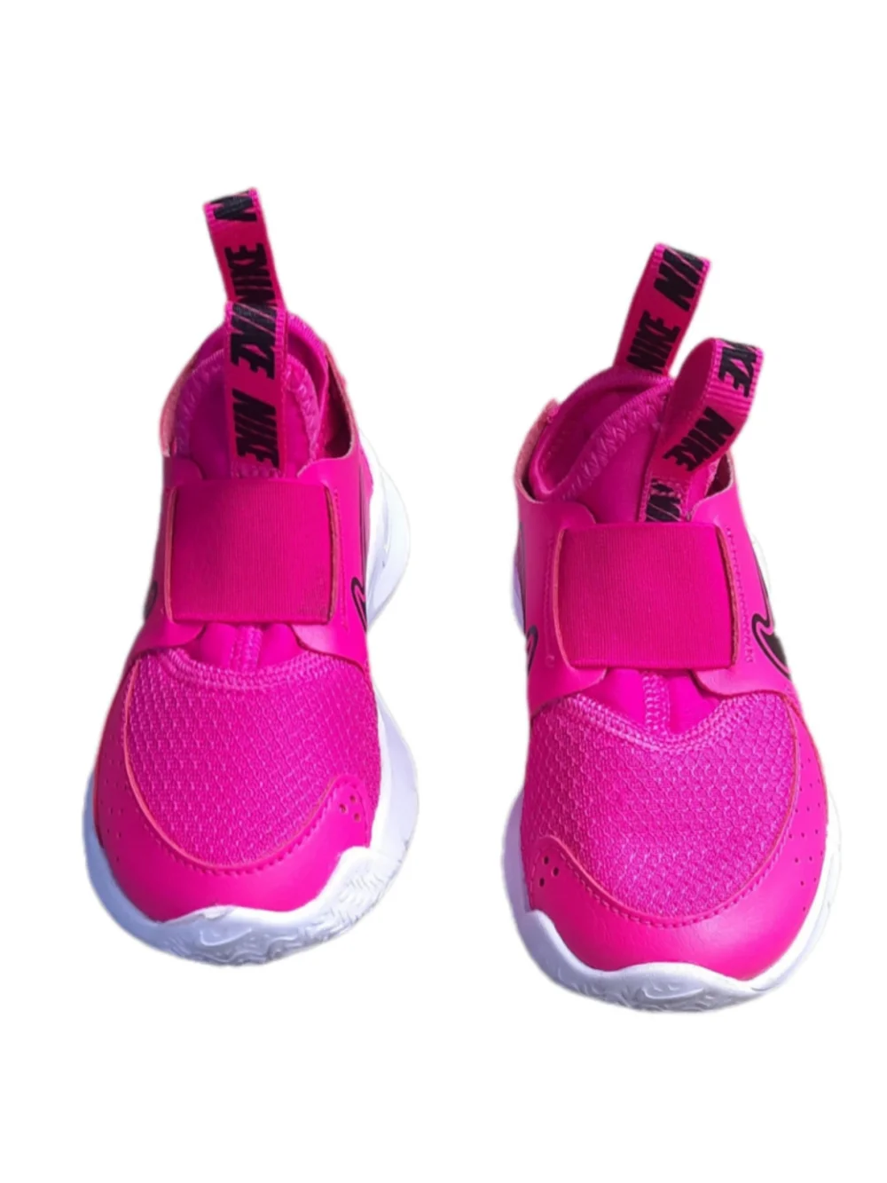 Nike Flex Runner 3 PS Slip On Shoes Laser Fuchsia Black Size 8C FN1294-602